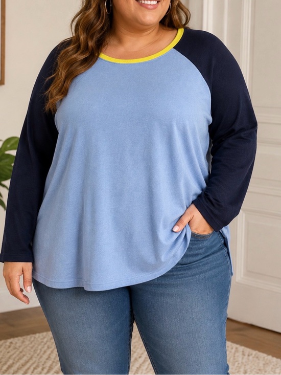 Style & Co. Tops - Style & Co. Women’s Colorblock Raglan Top – Size 1XL
